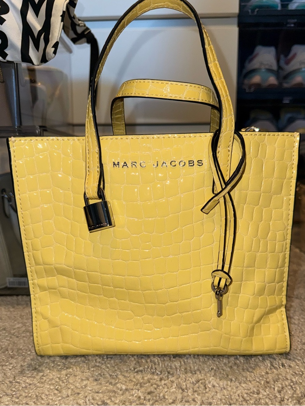 Marc Jacobs Mini Grind Embossed Tote Bag